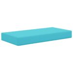 vidaXL Podložka na sedadlo Tyrkysová 80 x 40 x 8 cm 100% polyester – Obrázok 2