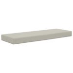 vidaXL Vankúš na vonkajšie sedenie Biely 111,5 x 40 x 8 cm – Obrázok 2