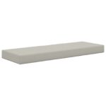 vidaXL Vankúš na vonkajšie sedenie Biely 111,5 x 40 x 8 cm – Obrázok 5