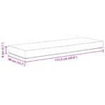 vidaXL Vankúš na vonkajšie sedenie Krémová 115 x 40 x 8 cm – Obrázok 8