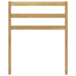 vidaXL Modul opierok 2 pcs Biela 59 x 4 x 73 cm Pevné akáciové drevo – Obrázok 5
