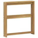 vidaXL Modul opierok rúk 2 pcs Biela 58,5 x 10 x 61 cm – Obrázok 4