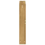 vidaXL Modul opierok rúk 2 pcs Biela 58,5 x 10 x 61 cm – Obrázok 6