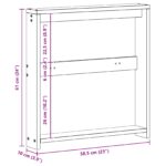 vidaXL Modul opierok rúk 2 pcs Biela 58,5 x 10 x 61 cm – Obrázok 9