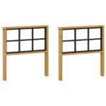 vidaXL Modul opierok rúk 2 pcs Biela 60 x 6 x 61 cm – Obrázok 2