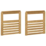vidaXL Modul opierok rúk 2 pcs Biela 59 x 6 x 61 cm – Obrázok 2