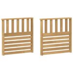 vidaXL Modul opierok rúk 2 pcs Biela 60 x 6 x 61 cm – Obrázok 2