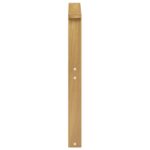 vidaXL Modul opierok rúk 2 pcs Biela 60 x 6 x 61 cm – Obrázok 6