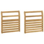 vidaXL Modul opierok rúk 2 pcs Biela 58,5 x 8 x 60 cm – Obrázok 2