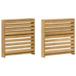 vidaXL Modul opierok rúk 2 pcs Biela 58,5 x 10 x 61 cm – Obrázok 2