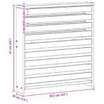 vidaXL Modul opierok rúk 2 pcs Biela 58,5 x 10 x 61 cm – Obrázok 9