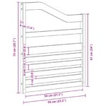 vidaXL Modul opierok rúk 2 pcs Biela 59 x 4 x 73 cm – Obrázok 9