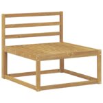 vidaXL Záhradná stredná sedačka Biela 79 x 83 x 73 cm – Obrázok 2
