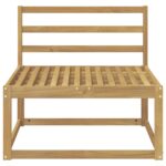 vidaXL Záhradná stredná sedačka Biela 79 x 83 x 73 cm – Obrázok 3