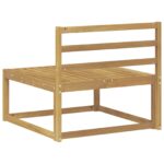 vidaXL Záhradná stredná sedačka Biela 79 x 83 x 73 cm – Obrázok 5