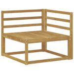 vidaXL Rohová pohovka na vonku Biela 83 x 83 x 73 cm – Obrázok 2