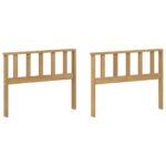 vidaXL Modulárne opierky 2 pcs Biela 80 x 6 x 61 cm – Obrázok 2