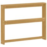 vidaXL Modul opierok 2 pcs Biela 78,5 x 10 x 61 cm – Obrázok 7