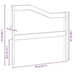 vidaXL Modul opierok rúk 2 pcs Biela 79 x 4 x 73 cm – Obrázok 9