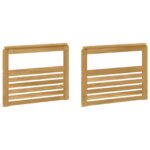 vidaXL Modul opierok rúk 2 pcs Biela 79 x 6 x 61 cm – Obrázok 2