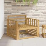 vidaXL Modul opierok rúk 2 pcs Biela 80 x 6 x 61 cm