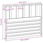vidaXL Modul opierok rúk 2 pcs Biela 80 x 6 x 61 cm – Obrázok 9