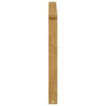 vidaXL Modul opierok rúk 2 pcs Biela 80 x 6 x 61 cm – Obrázok 6