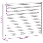 vidaXL Modul opierok rúk 2 pcs Biela 78,5 x 10 x 61 cm – Obrázok 9