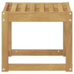 vidaXL Záhradná stolička, lavička Biela 43 x 43 x 37 cm – Obrázok 3