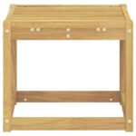 vidaXL Záhradná stolička, lavička Biela 43 x 43 x 37 cm – Obrázok 4