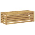 vidaXL Záhradná stolička, lavička Biela 115 x 43 x 37 cm – Obrázok 2