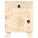 vidaXL Nočný stolík 40x30x50 cm masívne mangové drevo – Obrázok 2