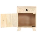 vidaXL Nočný stolík 40x30x50 cm masívne mangové drevo – Obrázok 5