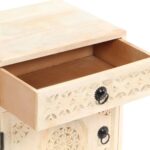 vidaXL Nočný stolík 40x30x50 cm masívne mangové drevo – Obrázok 6