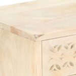 vidaXL Nočný stolík 40x30x50 cm masívne mangové drevo – Obrázok 8