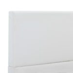 vidaXL Posteľný rám, biely, umelá koža 160x200 cm – Obrázok 6