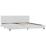 vidaXL Posteľný rám, biely, umelá koža 180x200 cm – Obrázok 2