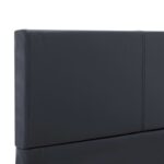 vidaXL Posteľný rám, čierny, umelá koža 100x200 cm – Obrázok 6