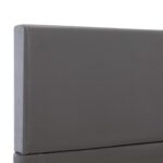 vidaXL Posteľný rám, sivý, umelá koža 90x200 cm – Obrázok 6