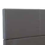 vidaXL Posteľný rám, sivý, umelá koža 140x200 cm – Obrázok 6