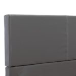 vidaXL Posteľný rám, sivý, umelá koža 160x200 cm – Obrázok 6