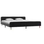 vidaXL Posteľný rám, tmavosivý, juta 180x200 cm – Obrázok 2