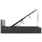 vidaXL Hydraulický posteľný rám+úložný priestor, umelá koža 140x200 cm – Obrázok 11