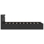 vidaXL Hydraulický posteľný rám+úložný priestor, LED, 90x200 cm – Obrázok 7