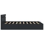 vidaXL Hydraulický posteľný rám+úložný priestor, LED, 120x200 cm – Obrázok 7