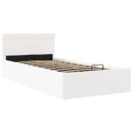 vidaXL Hydraulický posteľný rám+úložný priestor, LED, 100x200 cm – Obrázok 3
