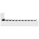 vidaXL Hydraulický posteľný rám+úložný priestor, LED, 100x200 cm – Obrázok 7