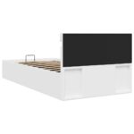 vidaXL Hydraulický posteľný rám+úložný priestor, LED, 100x200 cm – Obrázok 8
