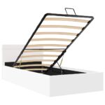 vidaXL Hydraulický posteľný rám+úložný priestor, LED, 100x200 cm – Obrázok 9