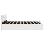 vidaXL Hydraulický posteľný rám+úložný priestor a LED biely 160x200 cm – Obrázok 7